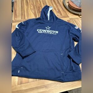 NFL Off Field Reebok Dallas Cowboys Navy Hoodie Men’s 2XL